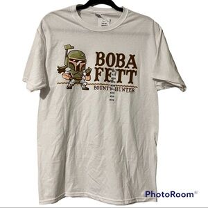 Boba Fett Bounty Hunter medium women's casual short sleeve t-shirt